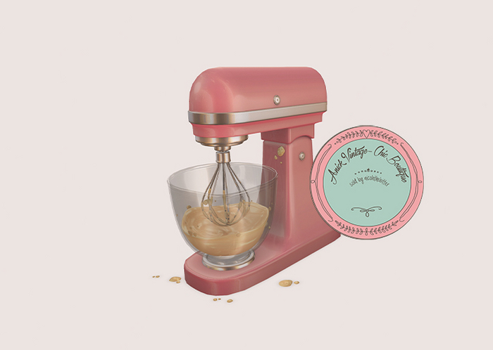 .random.Matter. - Disaster Kitchen - Mixer [Pink]
