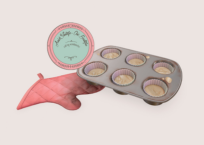 .random.Matter. - Disaster Kitchen - Cupcakes [Vanilla]