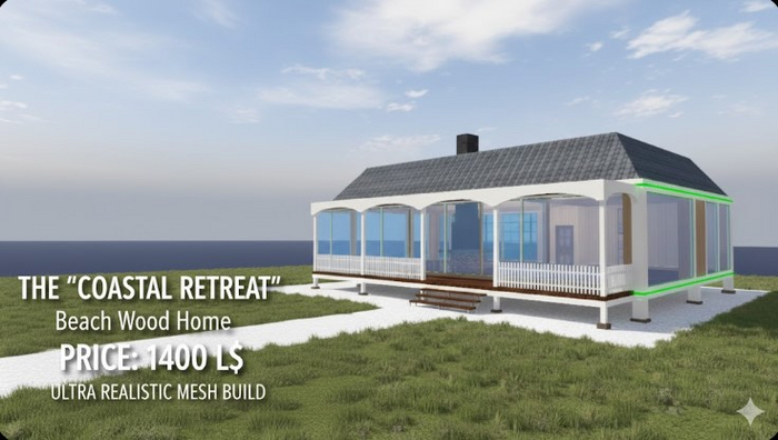 The 'Coastal Retreat' Beach Wood House