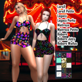 (GGD) Dress 84-Neon Stars