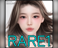 "aeoo" double heart gacha - pale tone (RARE1)