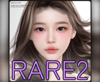 "aeoo" double heart gacha - medium tone (RARE2)