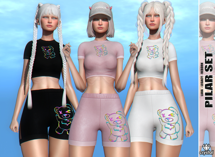 .:: Crystal ::. Pilar  Top //  Blue