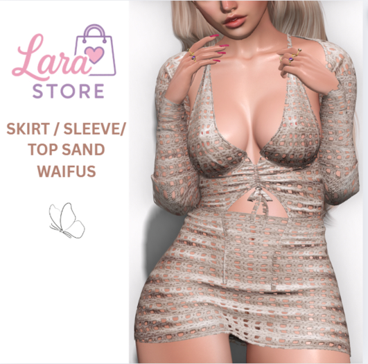 LS - SKIRT / SLEEVE / TOP WAIFUS SAND
