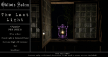 [+Oblivis+] The Last Light Lantern PURPLE