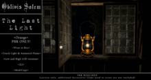 [+Oblivis+] The Last Light Lantern ORANGE