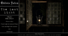 [+Oblivis+] The Last Light Lantern BLACK