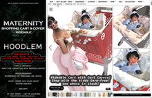 Hoodlem - Maternity Shopping Cart & Cover ! (Driveable)