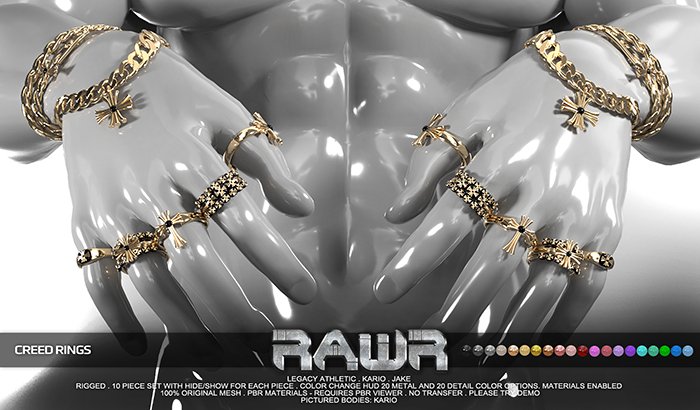 RAWR! Creed Rings (add me)