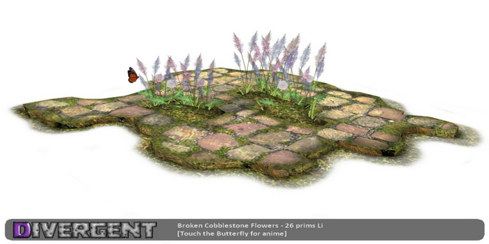 Broken Cobblestone Flowers