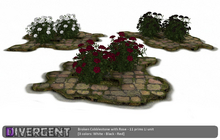 Broken Cobblestone with Rose (3colors)