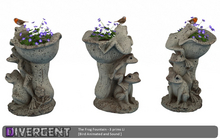 The frog fountain