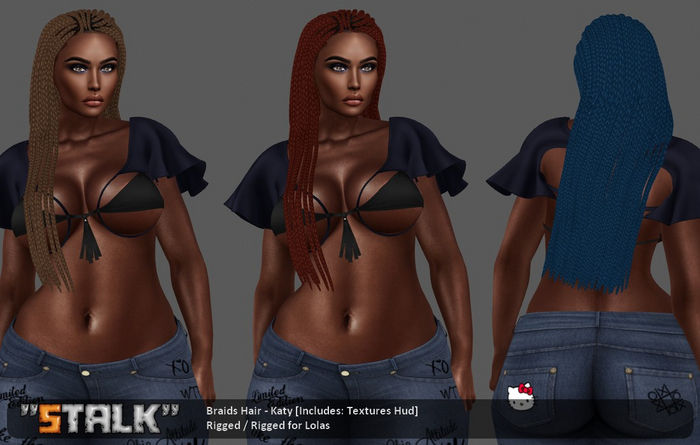 Braids Hair - Katy [DEMO]