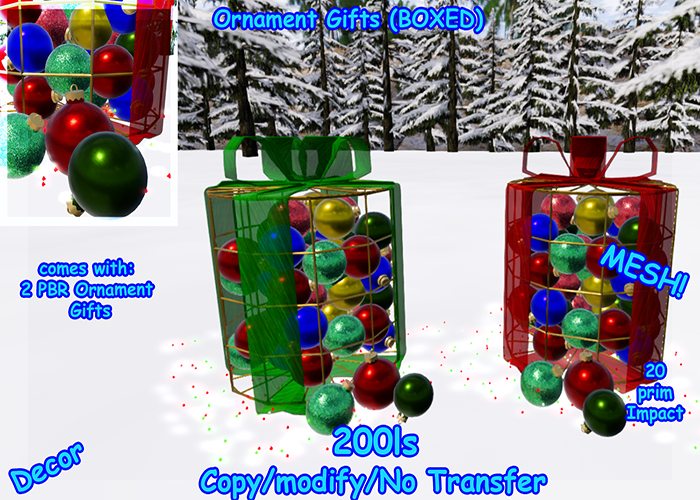 Ornament Gifts (BOXED)