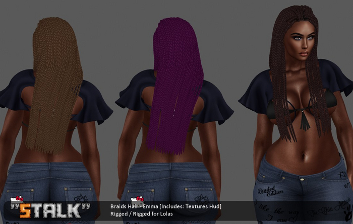 Braids Hair - Emma [DEMO]
