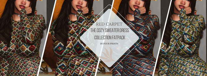 Red Carpet Sweater Dress FatPack