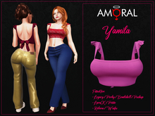 Amoral - Yamila Top - Pink