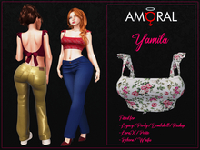 Amoral - Yamila Top - Flowered