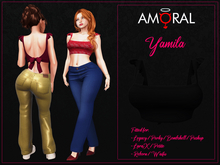 Amoral - Yamila Top - Black