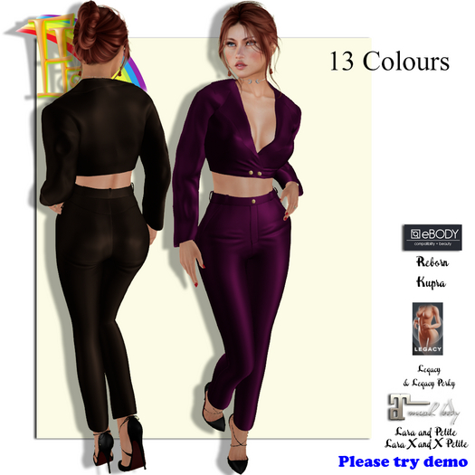 E&E Lucy Top and Pants Colours