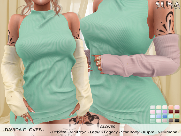 ♥PROMO♥ S-Davida gloves fatpack