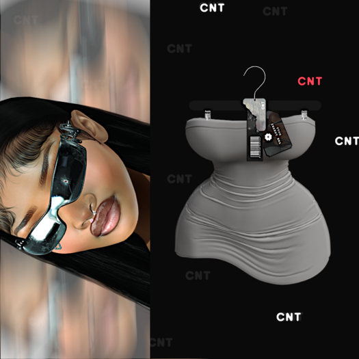 [CNT] - Adora Dress - Shadow