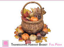 Thanksgiving Harvest Basket Decor – FULL PERM – 3 LI (add me)