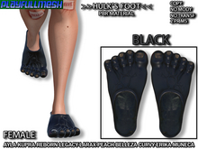 **Hulk's Foot FEMALE (BLACK)**PlayFullMesh