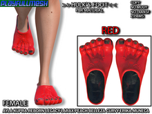 **Hulk's Foot FEMALE (RED)**PlayFullMesh