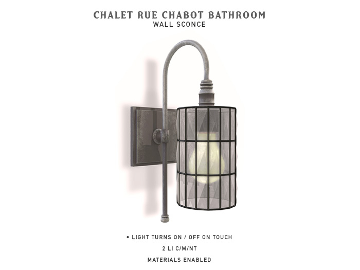 Muniick- Chalet Rue Chabot Wall Sconce