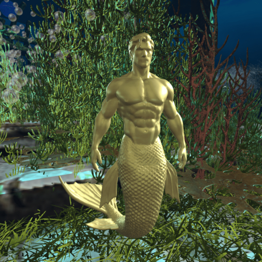 ALPHA Sculpts Merman 3