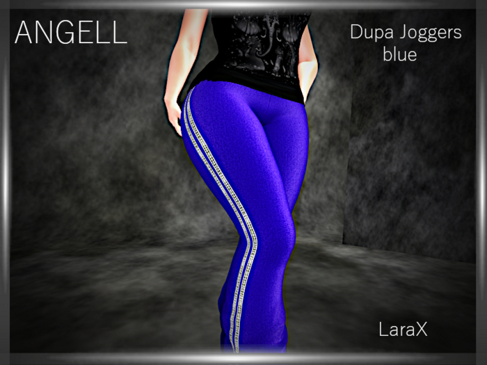 *ANGELL* Dupa Joggers-LaraX-blue