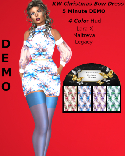 KW Bow Dress -Add Me- DEMO