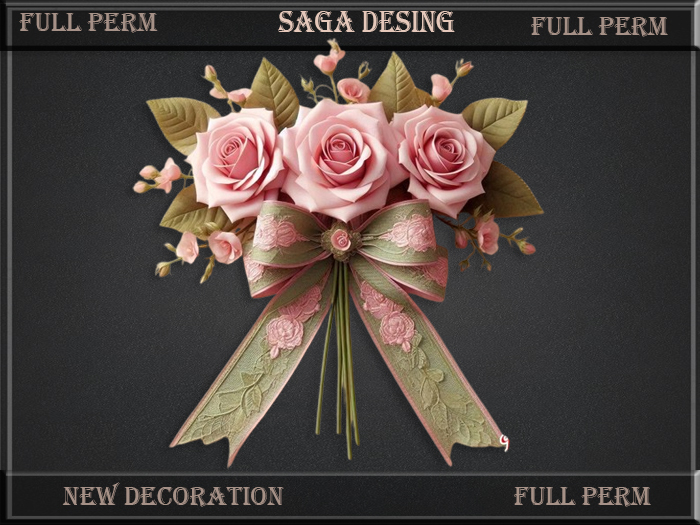 Saga Design New Full Perm Decoration 025