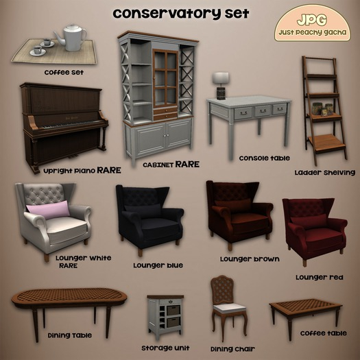 *JPG* Lounger (white) RARE