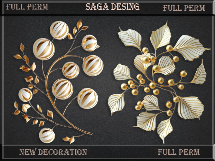 Saga Design New Full Perm Decoration 028