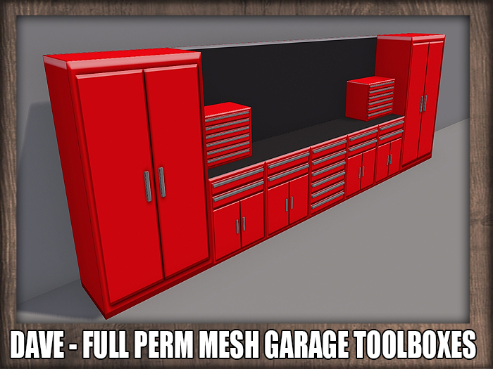 DAVE - FULL PERM MESH GARAGE TOOLBOXES