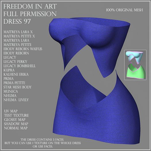 Freedom in Art -  Full Perm  Dress 97