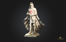 Templar Knight Statue – Noble Crusader Guardian Sculpture Decor