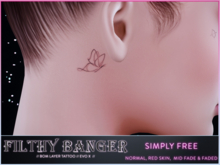 FB - Simply free - (lel EvoX) - Butterfly neck tattoo 2k