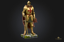 Templar Knight Statue 2 – Crusader Warrior Medieval Sculpture Decor
