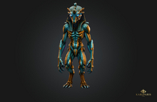 Egypt Alien 5 Statue – Ancient Alien Warrior Guardian Sculpture Decor