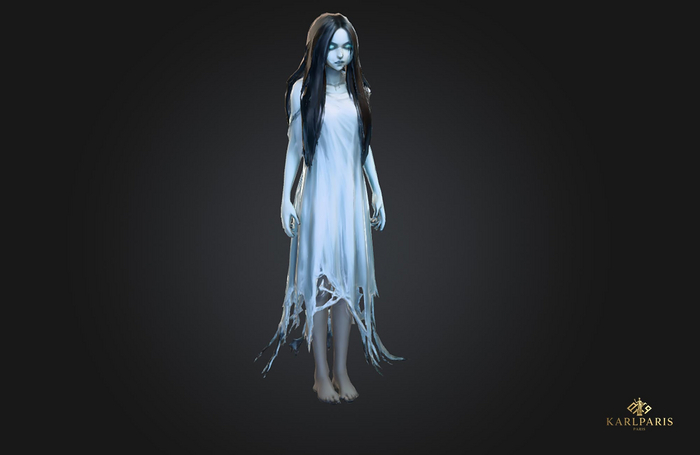Ghostly Apparition Statue – Eerie Phantom Sculpture Decor