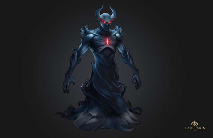 The Dark Conqueror Statue – Infernal Demon Wraith Sculpture Decor