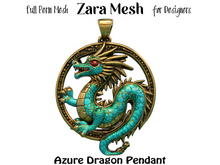 ZM PBR Azure Dragon Pendant FULL PERM MESH
