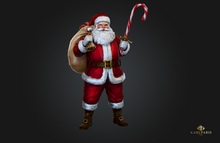Santa Adventure Statue – Festive Holiday Explorer Sculpture Decor