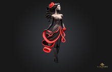 Elegance in Scarlet Painting – Red Floral Wall Art Decor