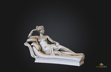 Reclining Elegance Statue – Graceful Lounging Figure Sculpture Decor