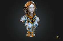Euro Enigma Bust Statue – Modern Abstract Portrait Sculpture Decor