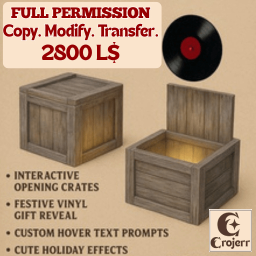 Second Life Marketplace - Holiday Beans Surprise Crate System – Full Perm